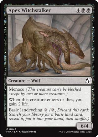 Apex Witchstalker (048) Foil - Reality Fracture