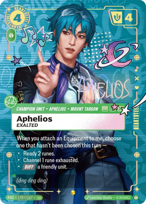 Aphelios, Exalted (Signature) (179) Foil - Radiance