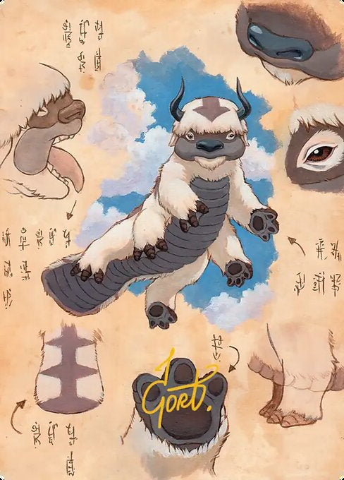 Appa, Steadfast Guardian (032s) Gold-Stamped - Art Series: Avatar: The Last Airbender