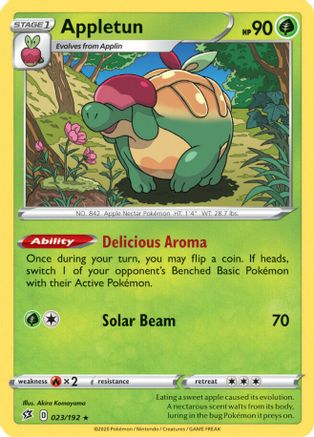 Appletun (23) Reverse Holofoil - Rebel Clash