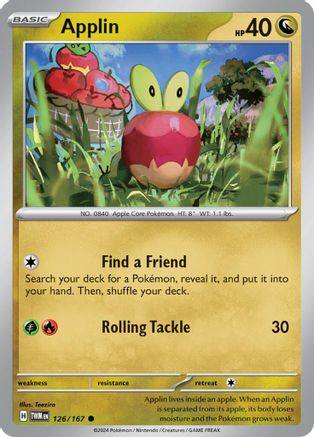 Applin (126) Reverse Holofoil - Twilight Masquerade