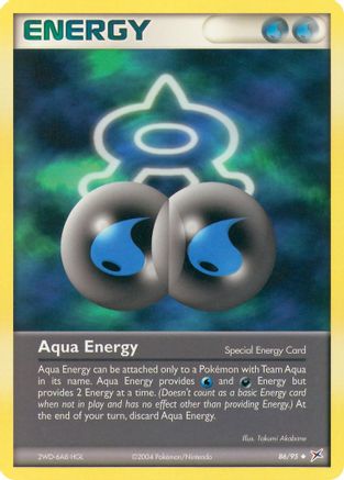 Aqua Energy (86) Reverse Holofoil - Team Magma vs Team Aqua