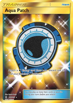 Aqua Patch (Gold) (161) Holofoil - Guardians Rising