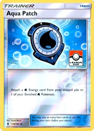 Aqua Patch (League Cup) (119) Reverse Holofoil - Guardians Rising