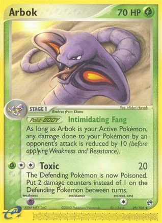 Arbok (29) Reverse Holofoil - Sandstorm
