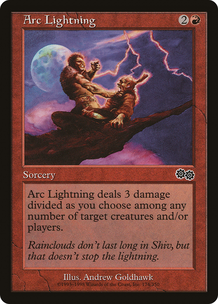 Arc Lightning (174) - Urza's Saga