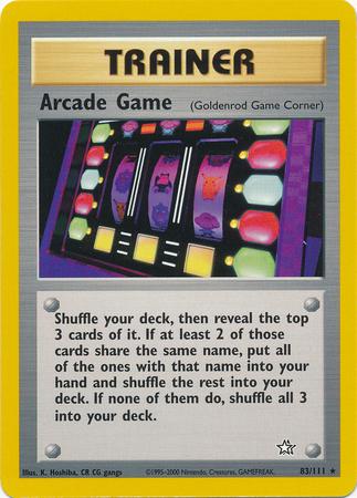 Arcade Game (Goldenrod Game Corner) (83) (Unlimited) - Neo Genesis