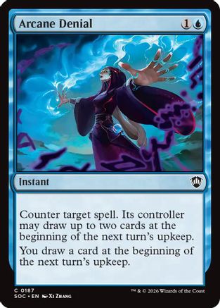 Arcane Denial (187) - Commander: Secrets of Strixhaven
