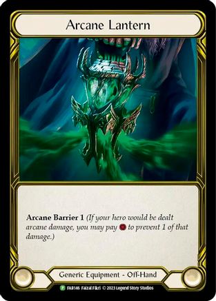 Arcane Lantern (Golden) (FAB146) Cold Foil - Flesh and Blood: Promo Cards