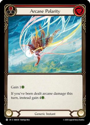Arcane Polarity (Red) (SBA030) - Silver Age