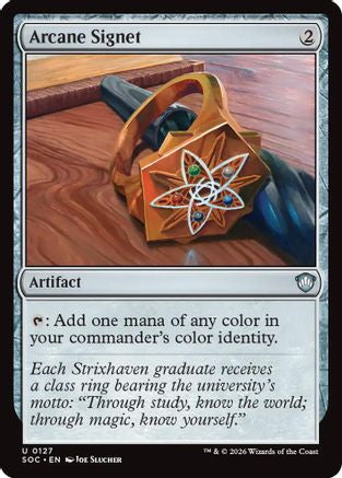 Arcane Signet (127) - Commander: Secrets of Strixhaven