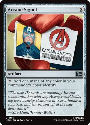 Arcane Signet (191) - Commander: Marvel Super Heroes
