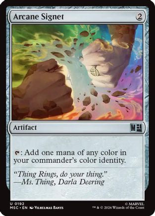 Arcane Signet (192) Surge Foil - Commander: Marvel Super Heroes