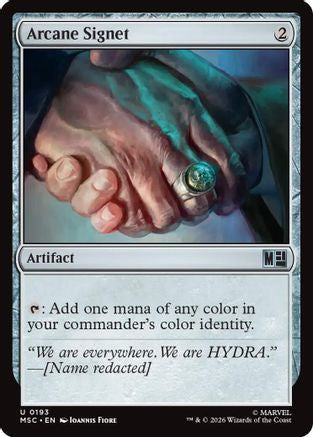 Arcane Signet (193) Surge Foil - Commander: Marvel Super Heroes