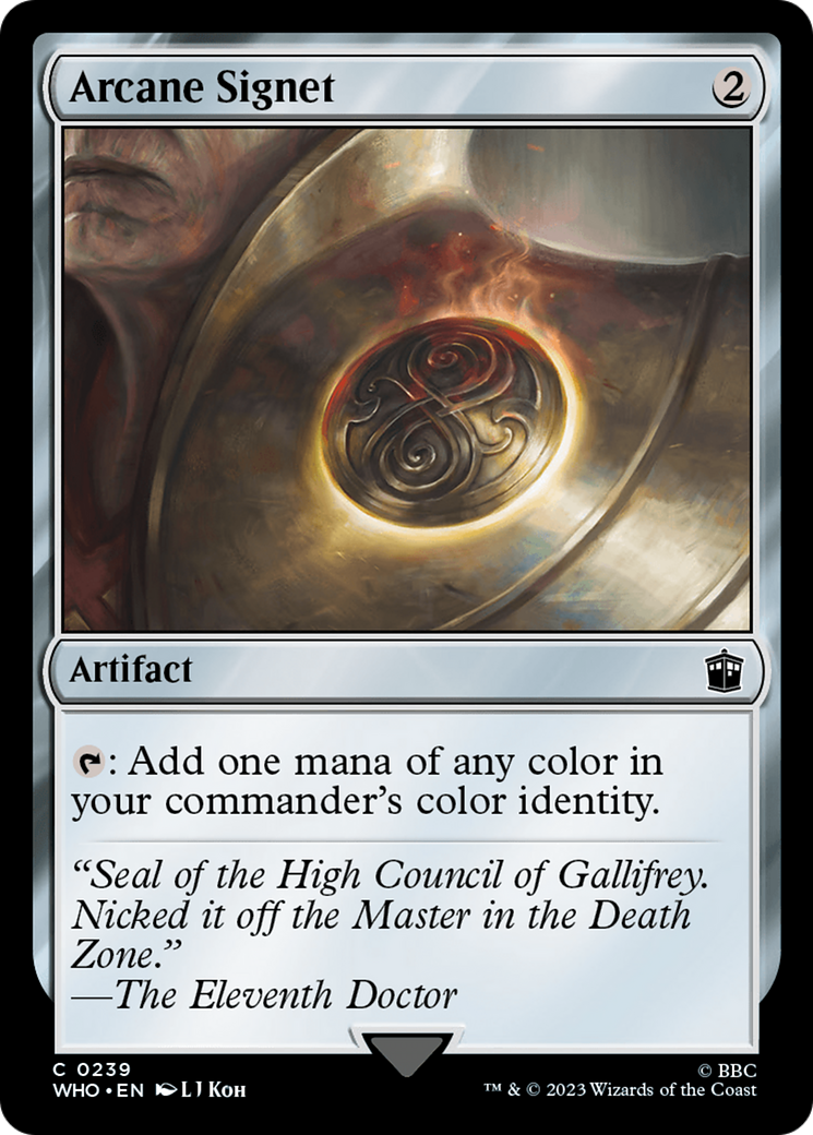 Arcane Signet (239) - Doctor Who