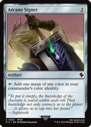 Arcane Signet (333) Surge Foil - Commander: FINAL FANTASY