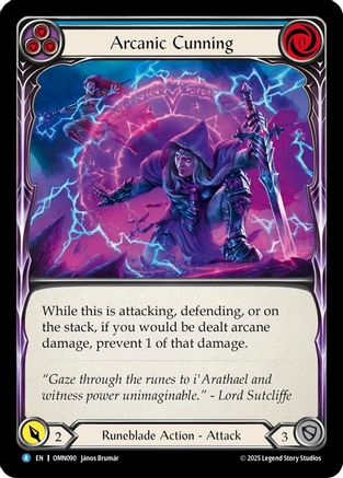 Arcanic Cunning (Blue) (OMN090) - Omens of the Third Age