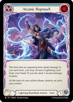 Arcanic Reproach (OMN052) Rainbow Foil - Omens of the Third Age