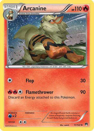 Arcanine (11) Reverse Holofoil - BREAKpoint