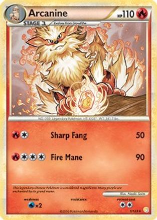 Arcanine (Deck Exclusives) (1) - HeartGold & SoulSilver