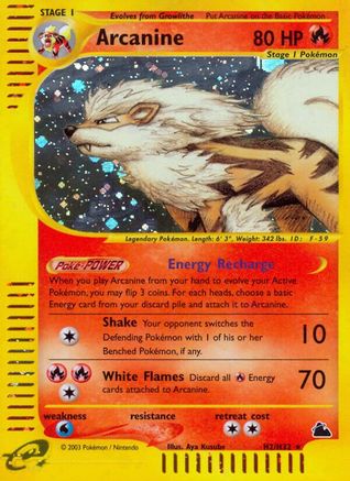 Arcanine (H2) Holofoil - Skyridge