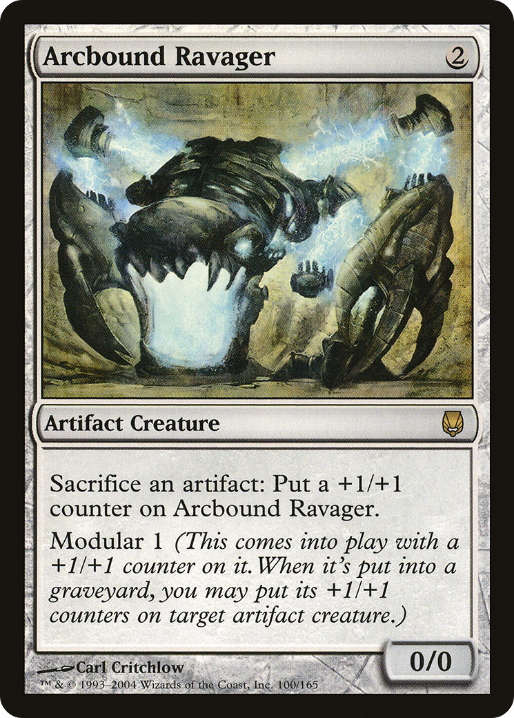 Arcbound Ravager (100) Foil - Darksteel