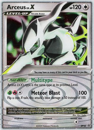 Arceus LV.X (DP56) Holofoil - Black Star Promos