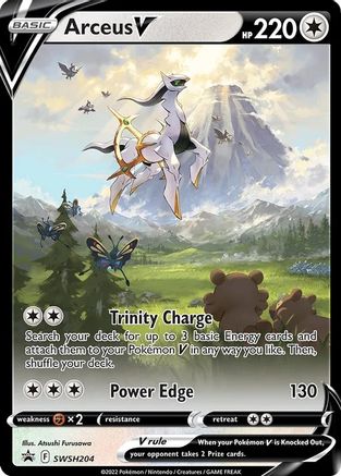 Arceus V (Alternate Full Art) (SWSH204) Holofoil - Black Star Promos