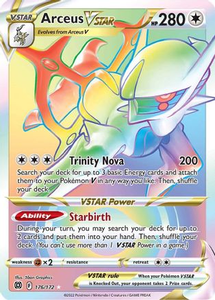 Arceus VSTAR (176) Holofoil - Brilliant Stars