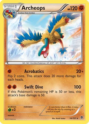 Archeops (54) Holofoil - Plasma Blast
