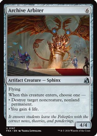 Archive Arbiter (167) Foil - Reality Fracture