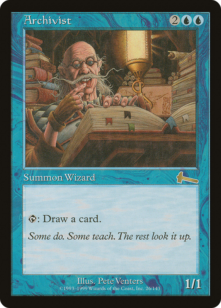 Archivist (026) - Urza's Legacy