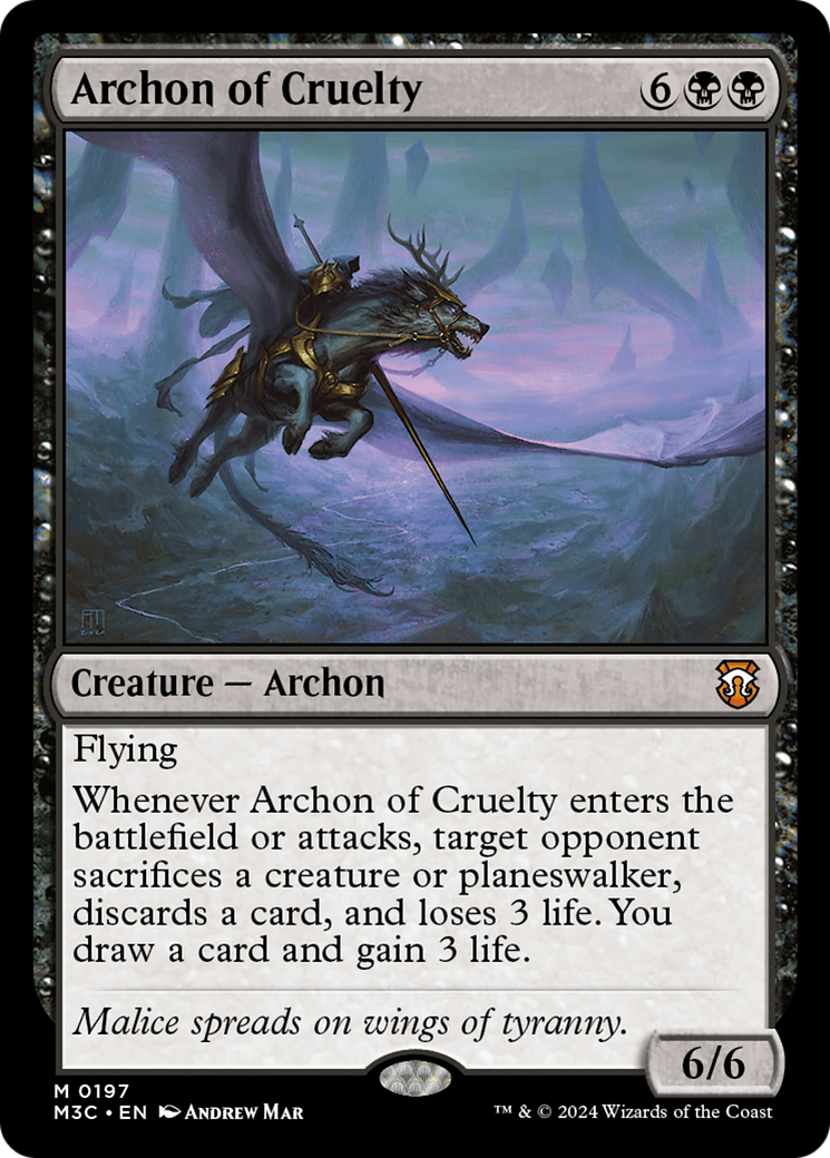 Archon of Cruelty (197) - Commander: Modern Horizons 3