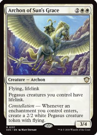 Archon of Sun's Grace (137) - Commander: Secrets of Strixhaven