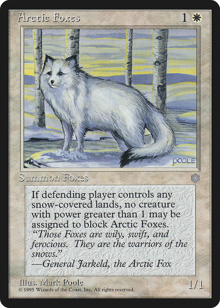 Arctic Foxes - Ice Age