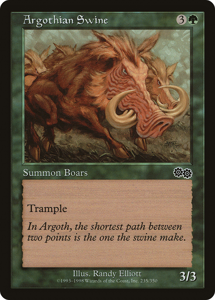 Argothian Swine (235) - Urza's Saga