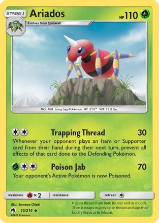 Ariados (10) Reverse Holofoil - Lost Thunder