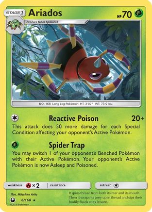 Ariados (6) Reverse Holofoil - Celestial Storm