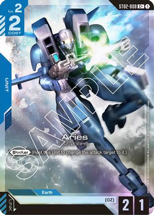 Aries (C+) (ST02-008) Holofoil - Starter Deck 02: Wings of Advance