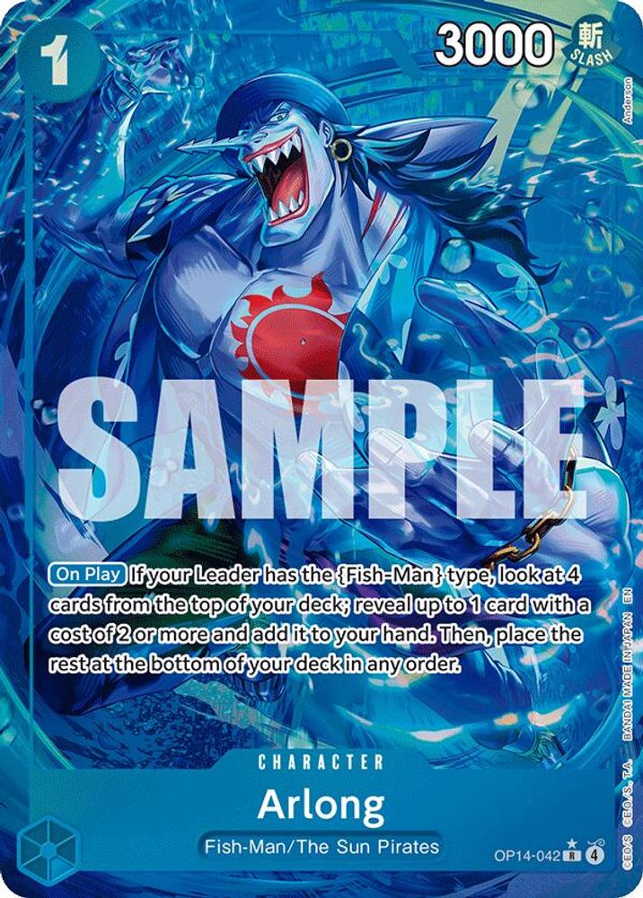Arlong (Alternate Art) (OP14-042) Foil