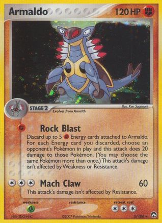 Armaldo (3) Reverse Holofoil - Power Keepers