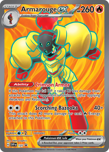 Armarouge ex (Full Art) (125) Holofoil - Black Star Promos