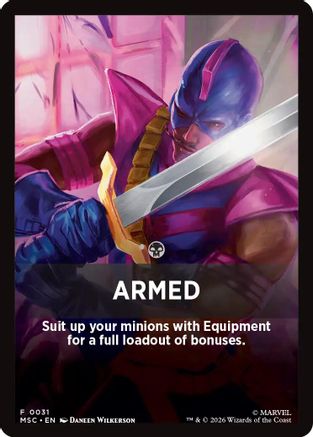 Armed (Jumpstart Front Card) (031) - Commander: Marvel Super Heroes