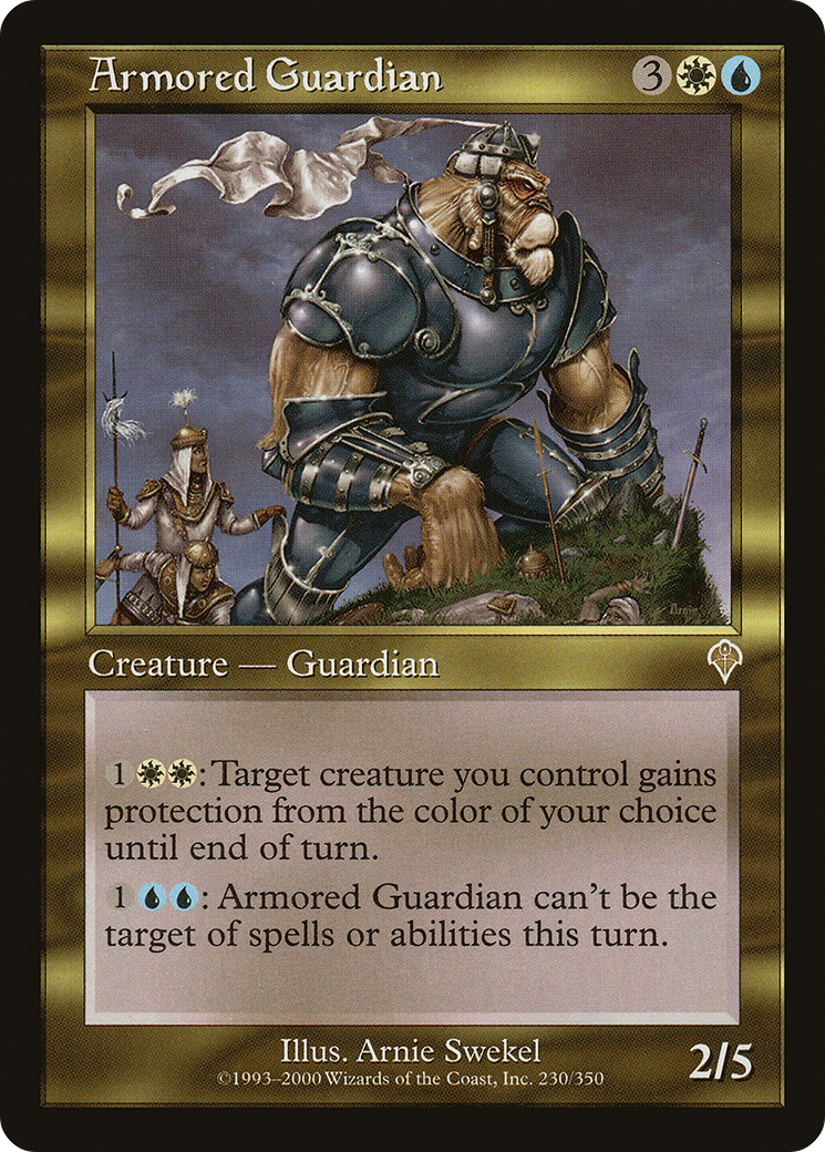 Armored Guardian (230) Foil - Invasion