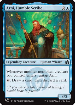 Arni, Humble Scribe (211) Foil - Reality Fracture