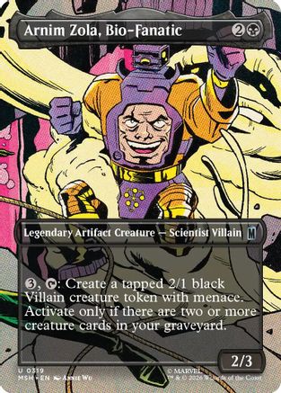 Arnim Zola, Bio-Fanatic (Borderless) (319) - Marvel Super Heroes