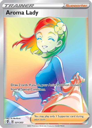 Aroma Lady (221) Holofoil - Evolving Skies