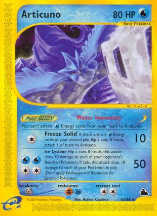 Articuno (4) Reverse Holofoil - Skyridge