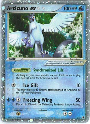 Articuno ex (EX Collector's Window Tins) (32) Holofoil - Nintendo Promos