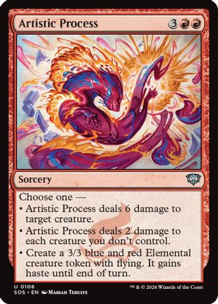 Artistic Process (108) Foil - Secrets of Strixhaven
